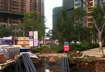 昆明广福路穿越世纪城金源大道24孔电力管定向钻顶管施工